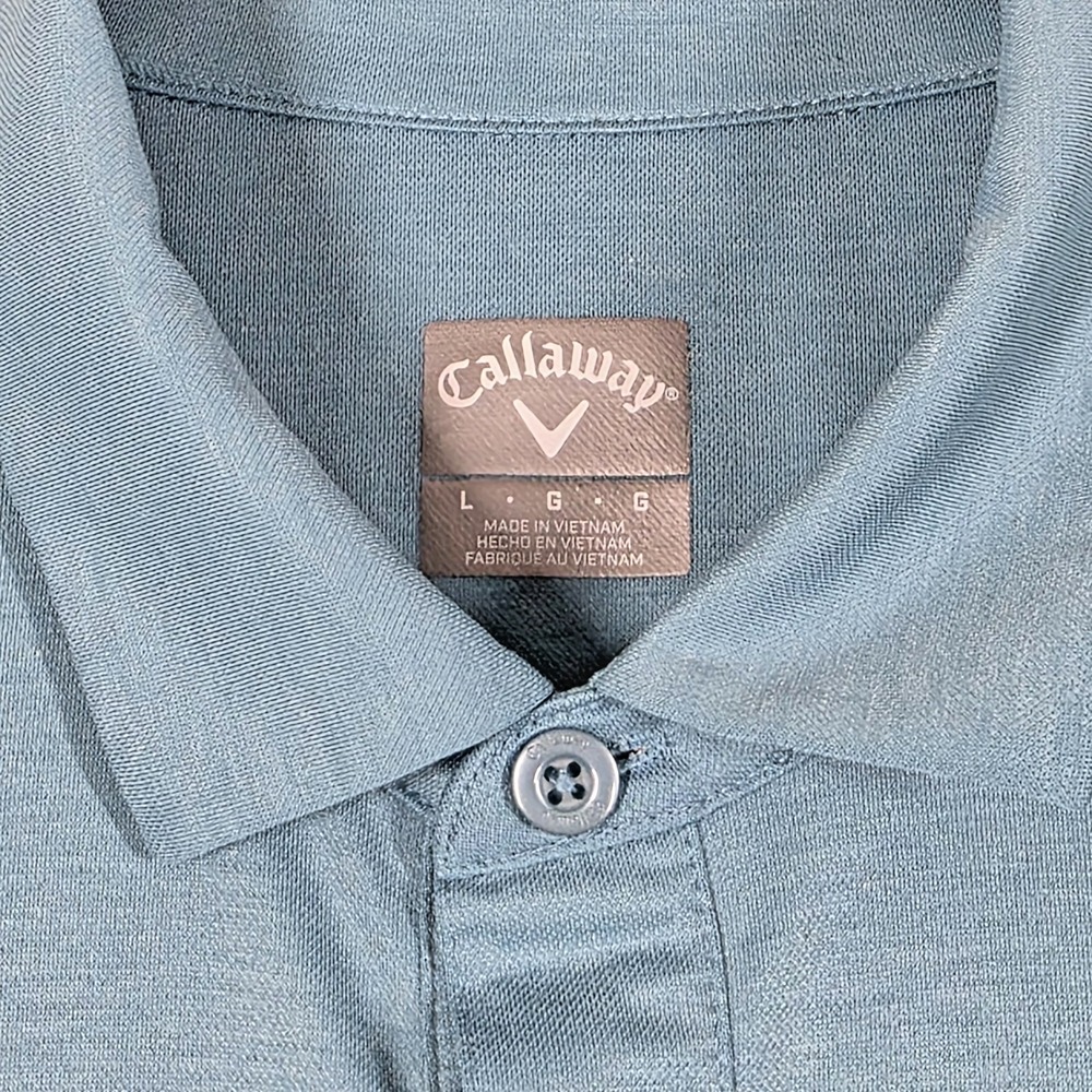 Callaway Men's Polo Shirt Size Large Short Sleeve